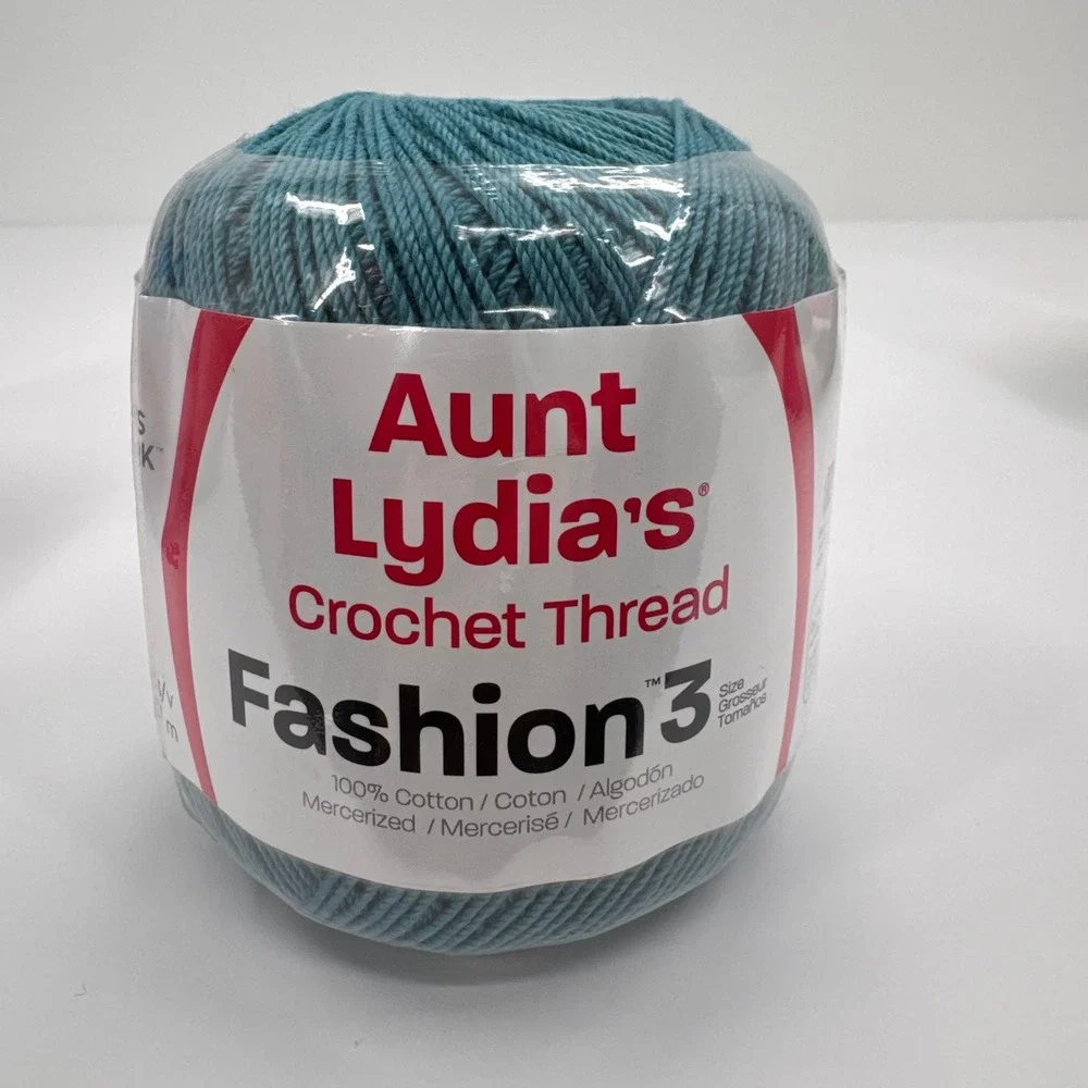 Aunt Lydia's Fashion 3 Crochet Thread Lot 7 Assorted Colors 100% Cotton 150 Yard - Picture 4 of 16